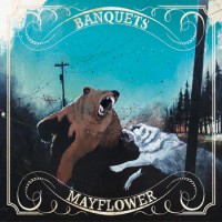 Banquets / Mayflower - Split [cassette] (Cover Artwork)