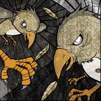 Benard / Worn in Red - Split [7 inch] (Cover Artwork)