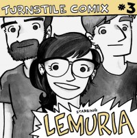 Lemuria / Mitch Clem - Turnstile Comix #3 [7-inch] (Cover Artwork)