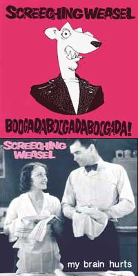 Screeching Weasel - Boogada Boogada Boogada / My Brain Hurts [reissues]