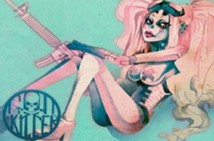Justin Pierre of Motion City Soundtrack, Davey Havok of AFI in Godkiller animated film