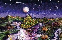 Joe Strummer's last painted Christmas card being sold for charity