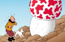 Pretend the ash clouds made the mushroom big. In the book it was a shooting star.