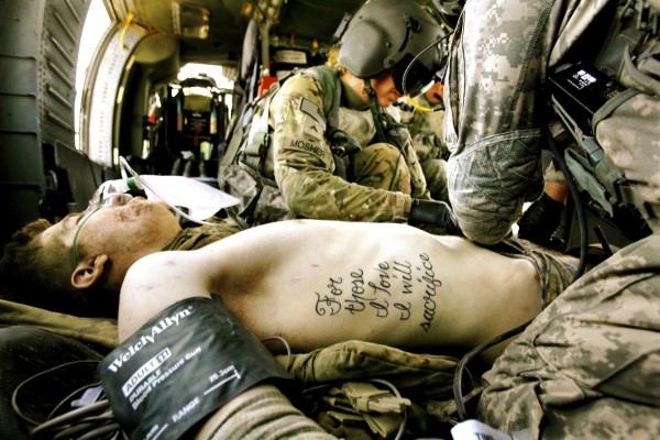 Indecision's Justin Brannan meets wounded serviceman whose tattoo he inspired