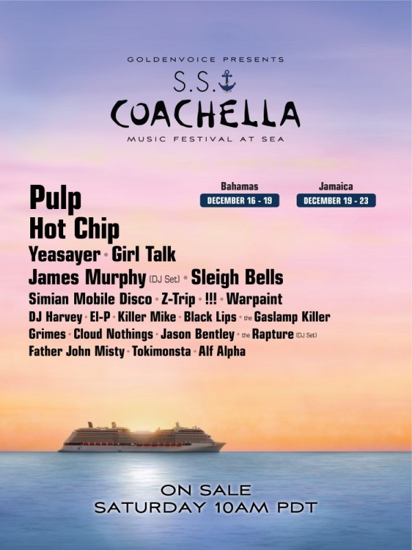 Coachella Festival announces cruises