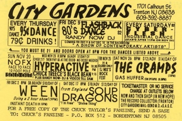 Trailer for 'Riot on the Dance Floor' documentary about City Gardens, NJ