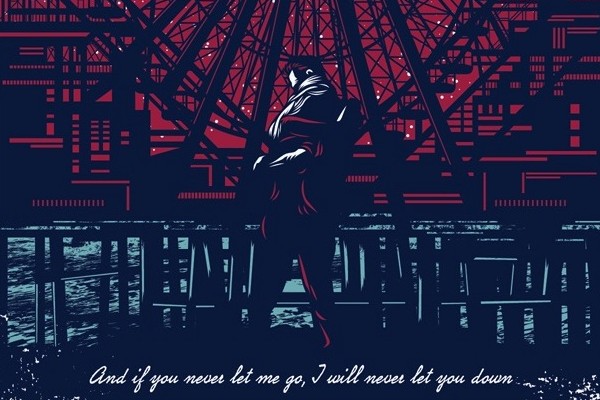 Gaslight Anthem release poster for Sandy relief