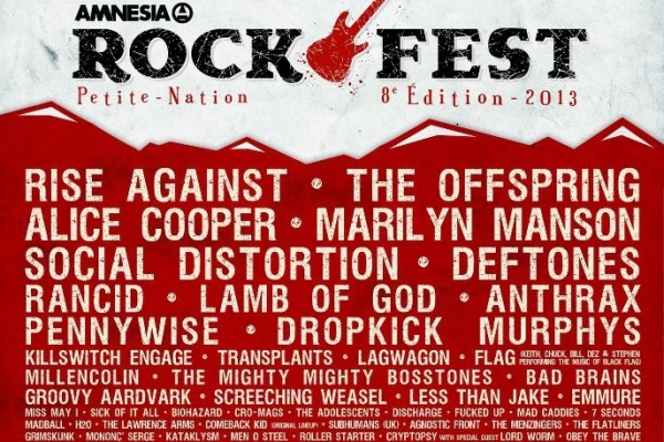 Amnesia Rock Fest announces full line up
