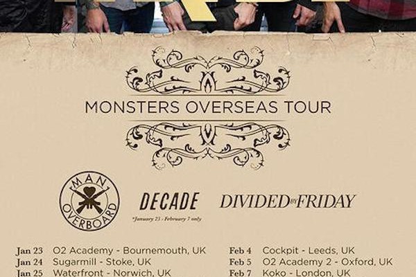 Mayday Parade / Man Overboard (UK, Europe)