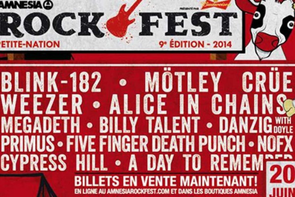 Amnesia Rockfest announces complete line up