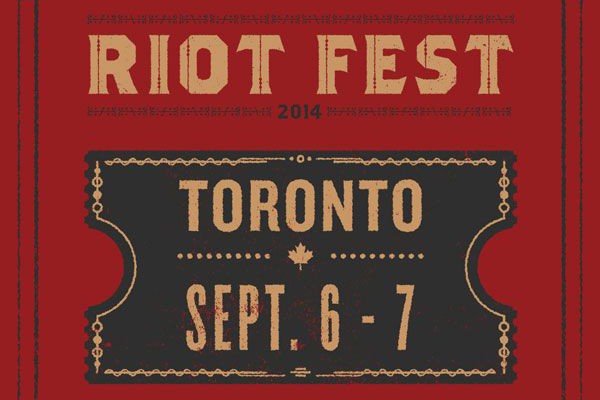 Social Distortion, Buzzcocks, Alkaline Trio, Dropkick Murphys playing Riot Fest Toronto