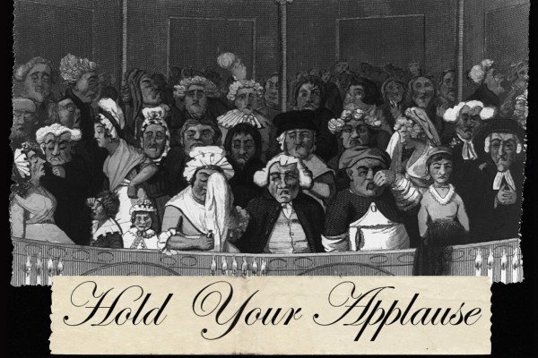 Bracket announces 'Hold Your Applause'