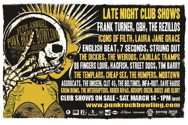 Punk Rock Bowling announces club shows (Exclusive first look)