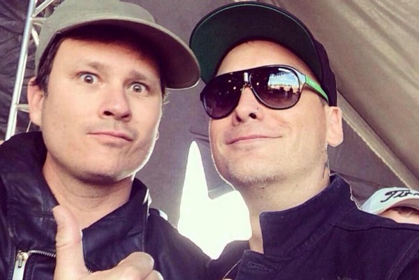 Blink-182 recording with Matt Skiba
