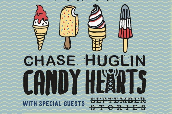 Chase Huglin and Candy Hearts requesting fan participation to route June tour