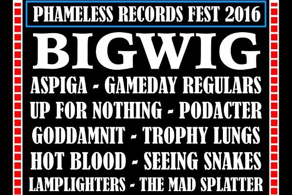 Phameless Records Fest announces line up
