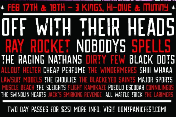 Off With Their Heads, Ray Rocket and more to play Don't Panic! Festival