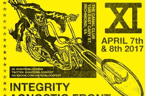 Integrity, No Warning, Agnostic Front to play United Blood 2017
