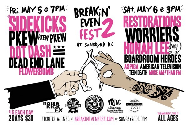 Lineup announced for 2nd annual Breakin' Even Fest in DC