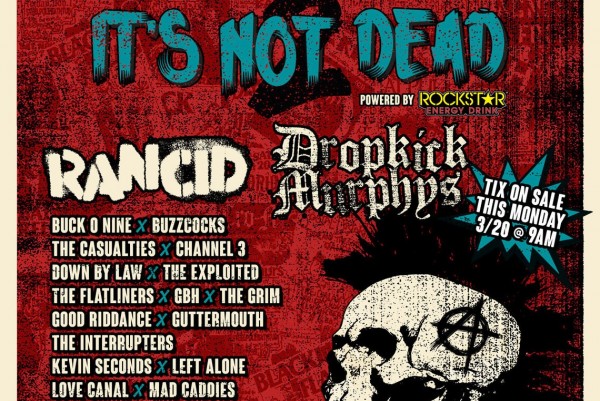 First wave of bands playing It's Not Dead Fest 2 announced