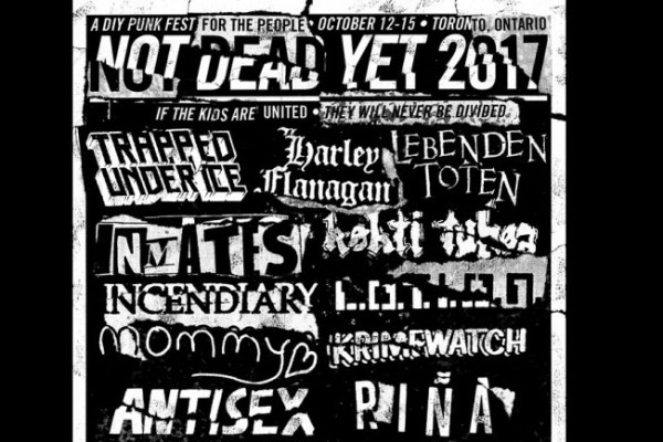 Trapped Under Ice, Harley Flanagan, Lebenden Toten playing Not Dead Yet