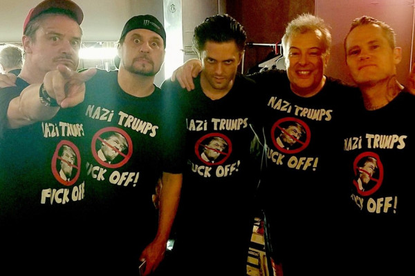 Dead Cross and Jello Biafra: "Nazi Trumps, F-ck Off!"