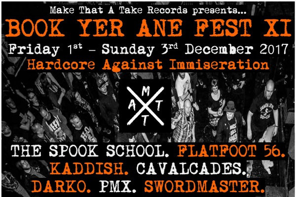 Book Yer Ane Fest XI announces first round of bands