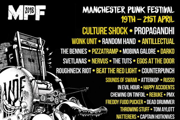 Manchester Punk Festival 2018 adds more bands to line up