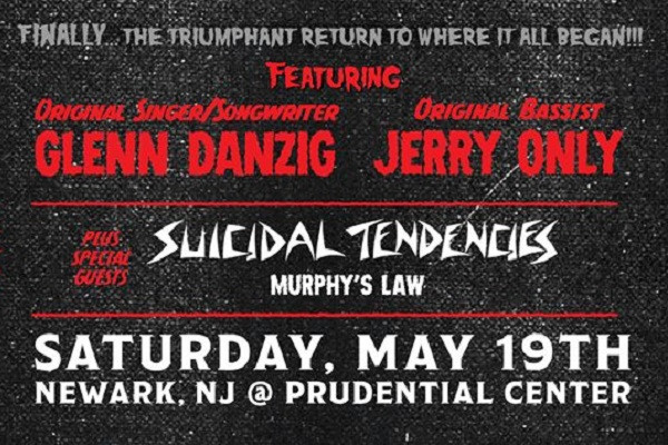 The Misfits announce New Jersey show