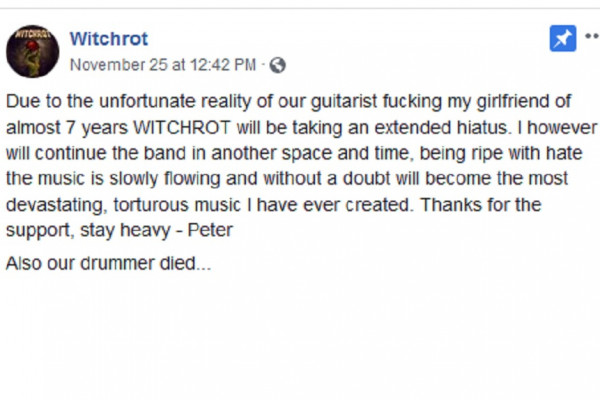 Witchrot break up
