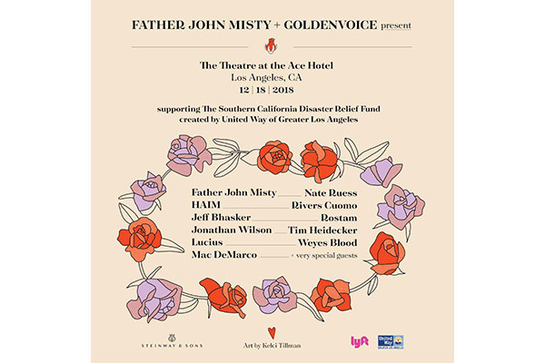 Rivers Cuomo, Father John Misty to play benefit for victims of Cali wildfires