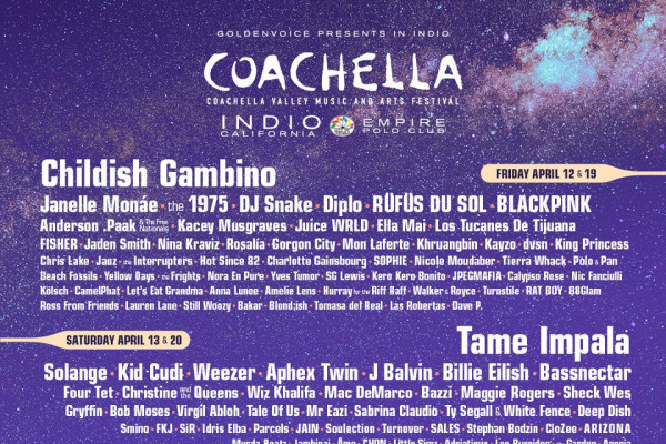 Coachella announce 2019 lineup
