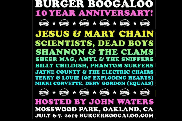 Jesus and Mary Chain, Scientists, Dead Boys to headline Burger Boogaloo