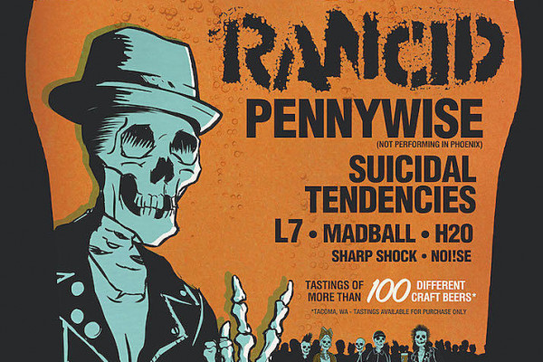 Rancid to headline The Bash traveling craft beer festival