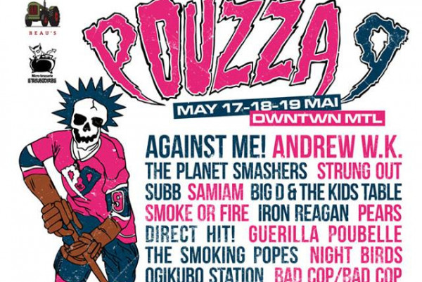 Against Me! and Andrew W.K. to headline Pouzza fest