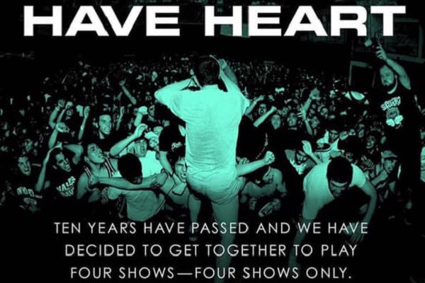 Have Heart to reunite for four shows