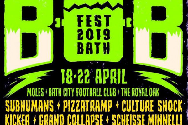 Subhumans, Culture Shock, Kicker, Pathogens to play Bob Fest 2019