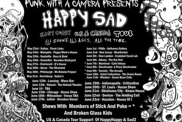 Sad2 and HappyHappy to tour this summer