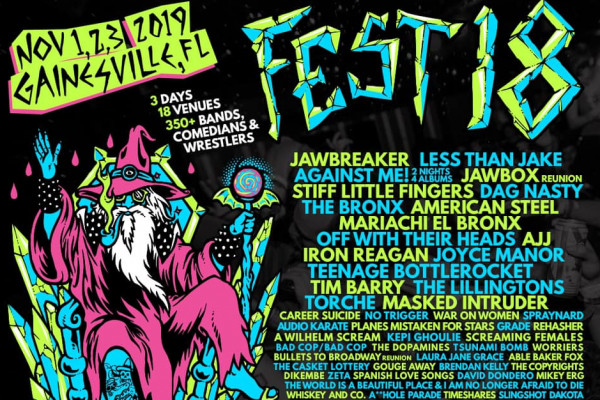 Against Me!, Stiff Little Fingers, American Steel, more added to Fest 18