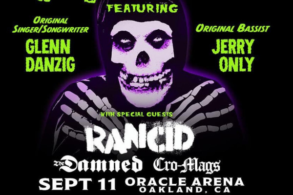 Misfits to play Oakland, Damned, Rancid, and Cro-Mags open