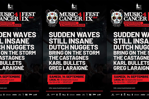 Thousand Islands Records announce Music4Cancer Event