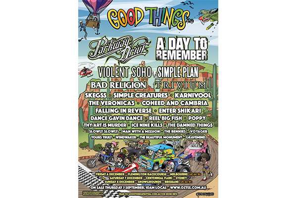 Good Things Festival (AU) announce lineup: Bad Religion, Reel Big Fish and more