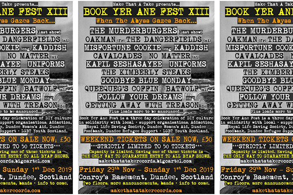 Book Yer Ane Fest XIII announce first batch of acts