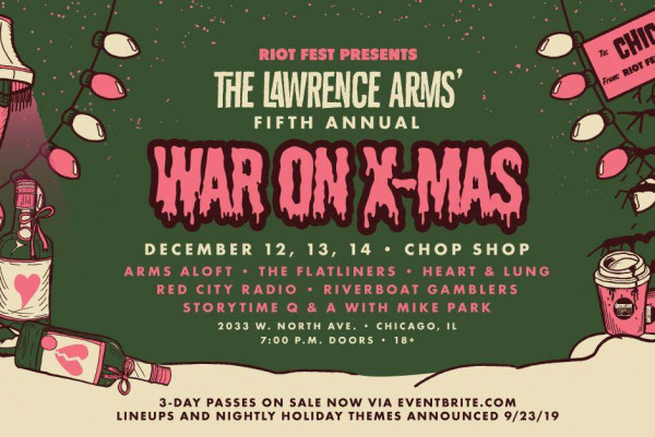 The Lawrence Arms announce War on X-Mas V