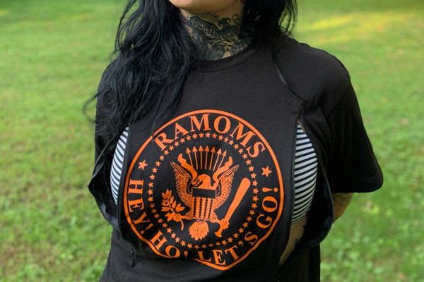 Ramoms release breast feeding t-shirt