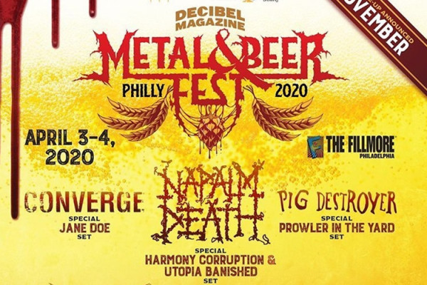 Napalm Death, Converge, Pig Destroyer to play Decibel Fest Philly