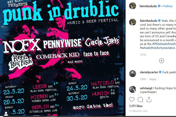 Circle Jerks to play 'Punk in Drublic' Europe and maybe more dates