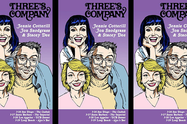 Jon Snodgrass/Jennie Cotterill/Stacey Dee announce California mini-tour