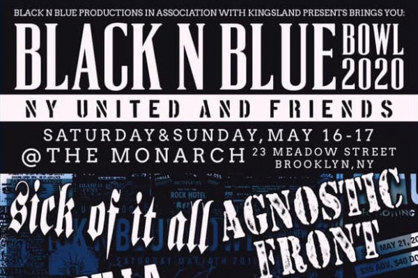 Black N Blue Bowl announce 2020 line-up