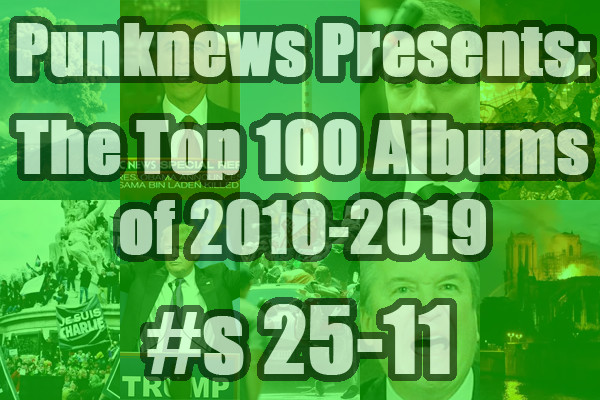 Top 100 albums of 2010-2019: #s 25-11